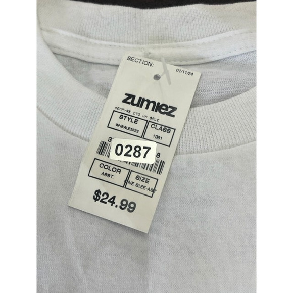 Zumiez CRAPPYS PLUMBING TSHIRT ZUMIEZ Short Sleeve T-Shirt WHITE MEDIUM SZ M NEW - Picture 4 of 7